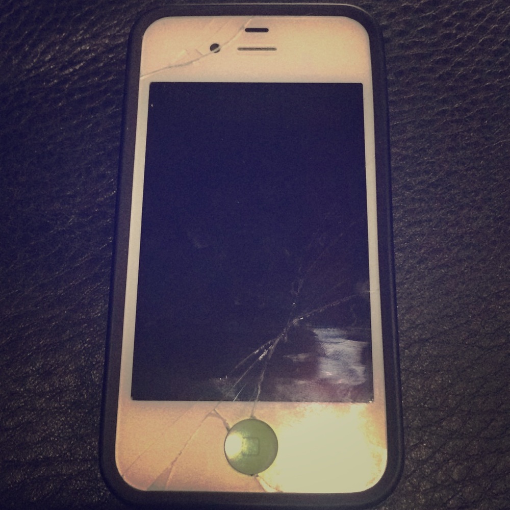 Cracked iPhone 4
